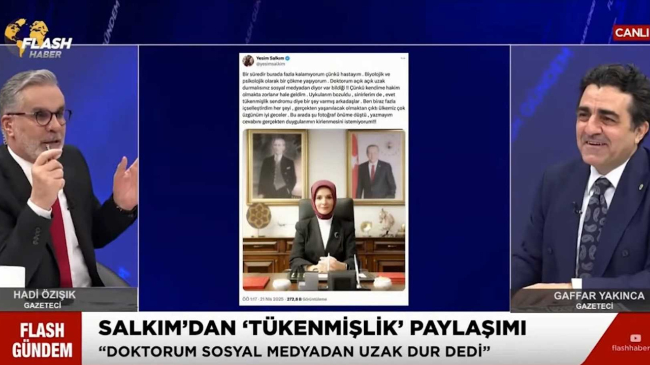 Hadi Özışık’tan Yeşim Salkım’a tepki: Bu hastalığın şifası yok