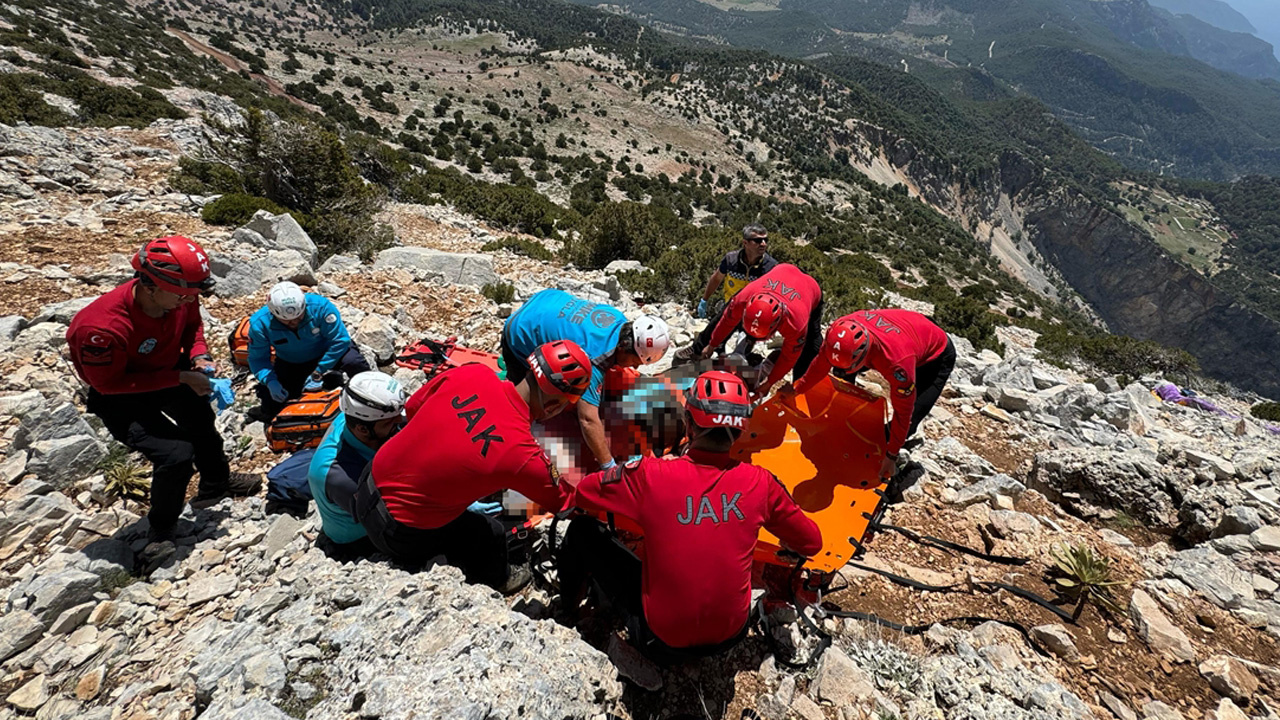 Fethiye'de düşen yamaç paraşütündeki pilot ile yolcusu öldü
