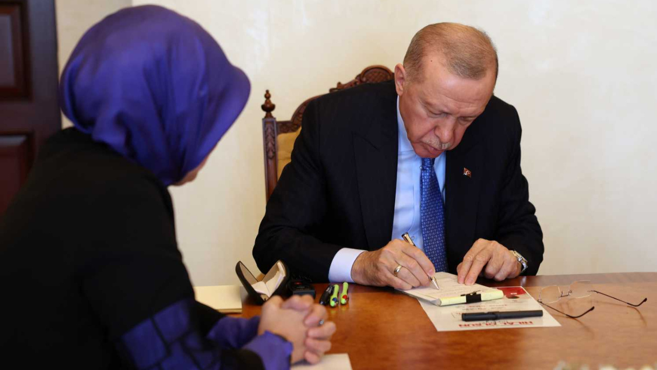 Cumhurbaşkanı Erdoğan'dan Gazze için kurban bağışı