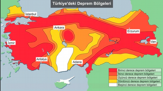 İstanbul deprem riski en az olan ilçeler ve riskin en yüksek olduğu semtler