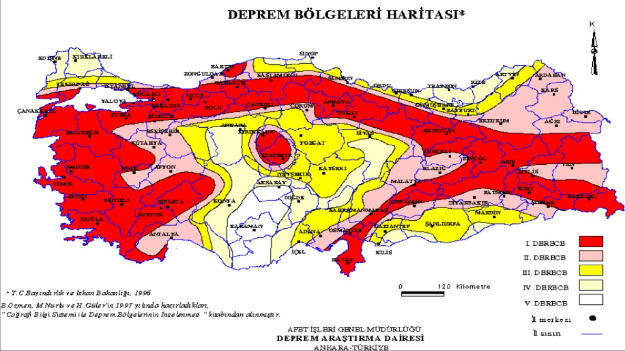 AFAD yayınladı! İşte Türkiye'nin güncel deprem risk haritası