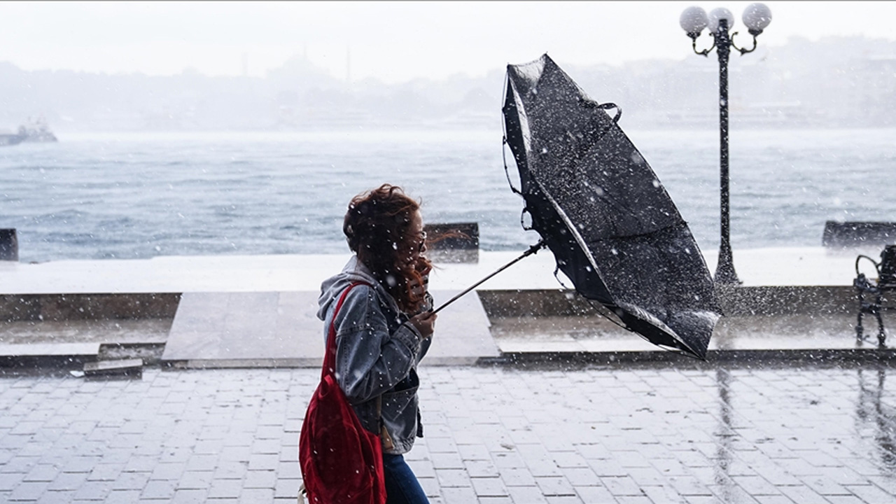Meteoroloji alarmı önemli yağmur ve fırtına birlikte geliyor! İstanbul dahil 13 şehir