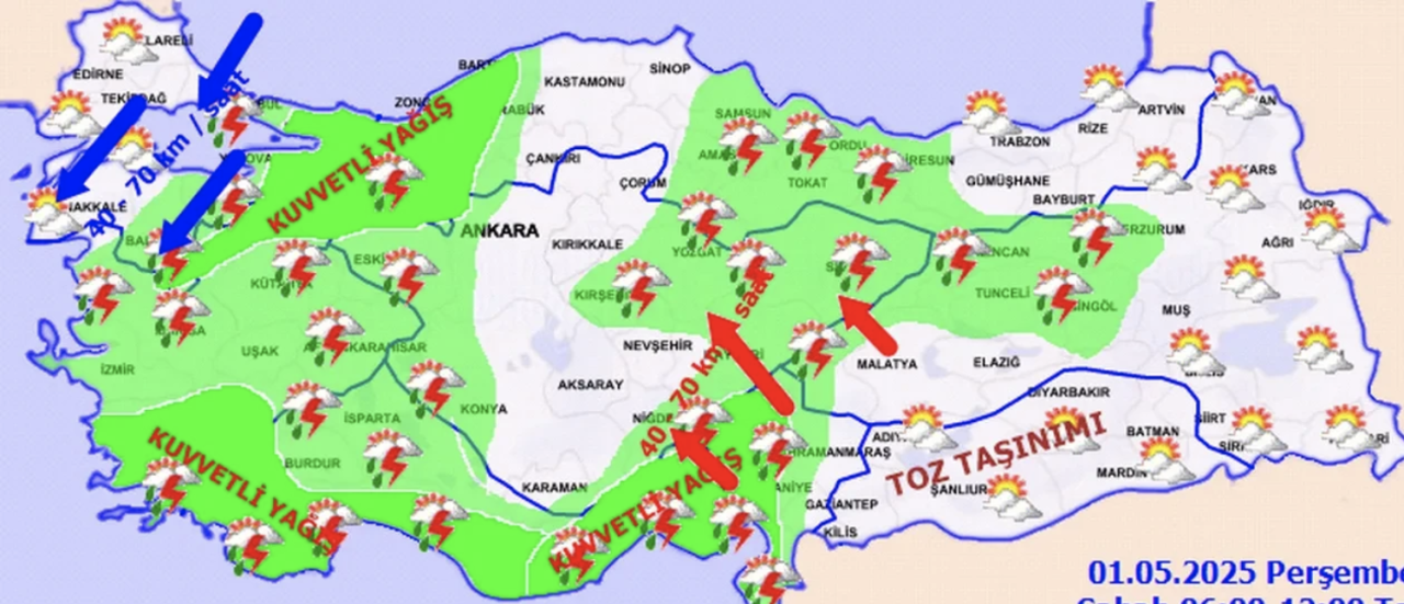 Dışarı çıkmadan bir kez daha düşünün! 28 ile sarı kodlu uyarı
