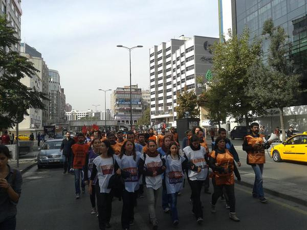 Ankara'da terör saldırısı için yapılan anmaya müdahale! - Resim: 0