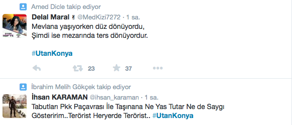 Utan Konya başlığı twitteri fena karıştırdı - Resim: 1