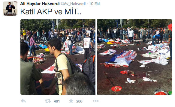 ali haydar hakverdi tweet