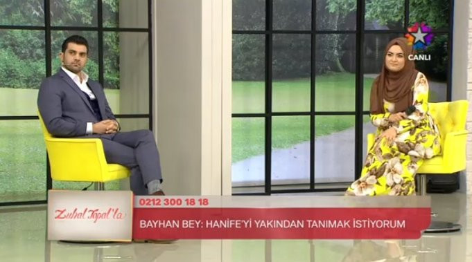 Popstar Bayhan evlilik programında Hanife ile ilgili görsel sonucu