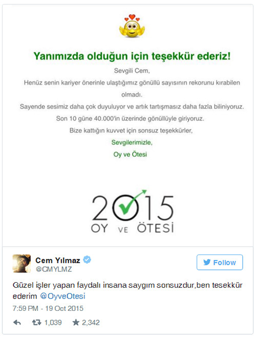 Cem Yılmaz'dan 1 Kasım erken seçim açıklaması - Resim: 0