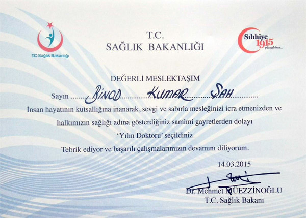 siirt yılın doktoru ödülü