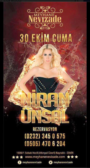 niran ünsal başını açtı meyhane resmi