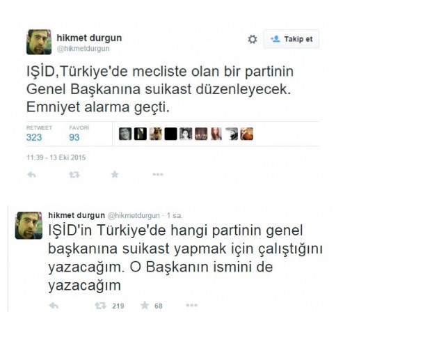 'IŞİD bir genel başkana suikast düzenlenecek' - Resim: 0