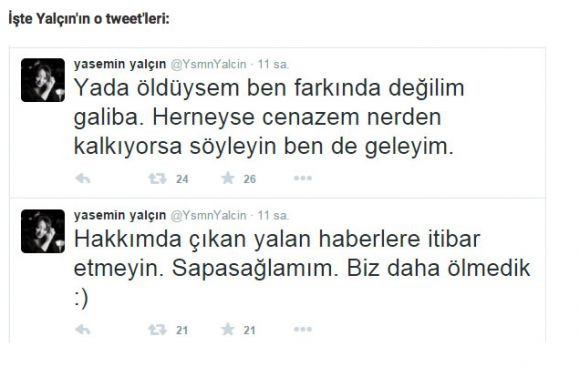 Yasemin Yalçın öldü iddialarına kapak gibi cevap! - Resim: 0